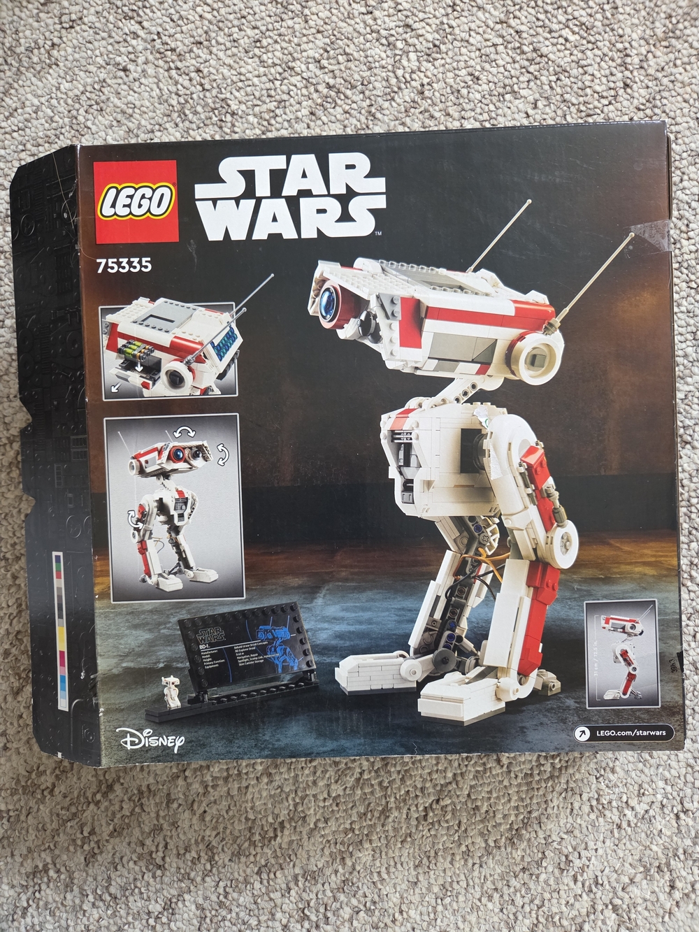 LEGO Star Wars White & Red AT-ST Inspired Droid Build Set